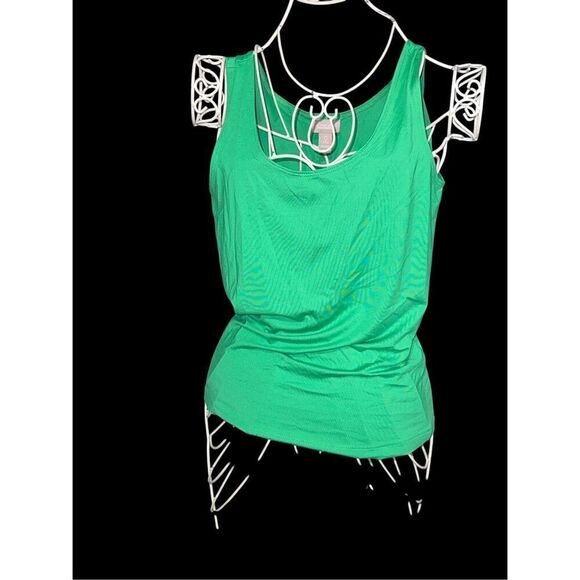 BEAUTIFUL Chico’s green Chico's TANK TOP Chico's sleeveless Shirt NWT $59 Tank T - Picture 1 of 10